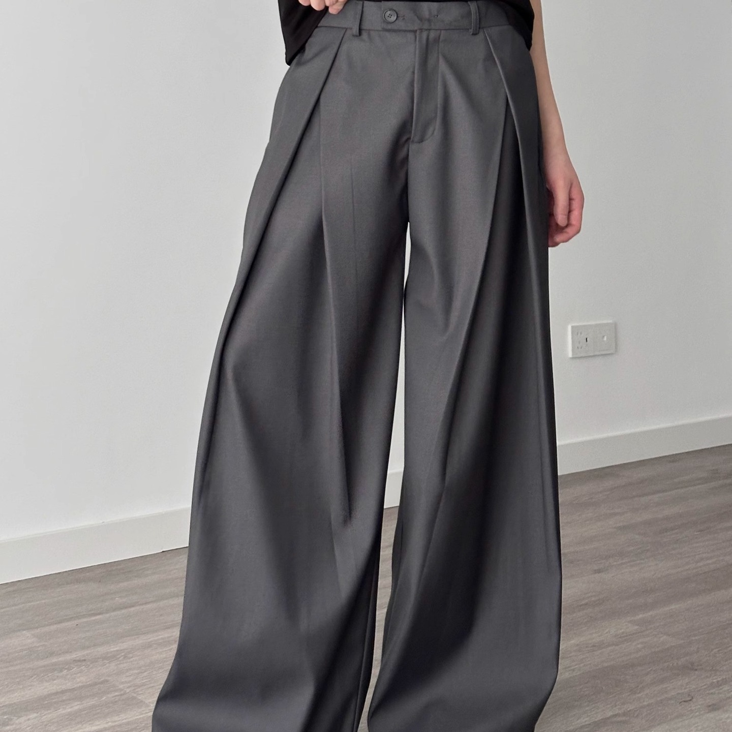 Street Fashion Men 2025 - 2025 neue Schwarz Anzug Hosen Männer