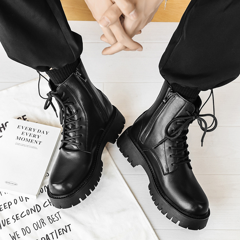 2025 Trend Männer Stiefel Turn – Street Fashion Men 2025 Bewertung und Preis