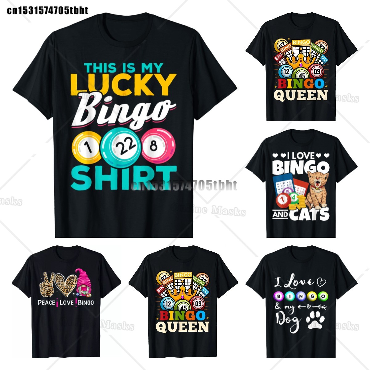 Verrückte Bingo Dame Shirt lus – Queen Street Fashion Bewertung und Preis