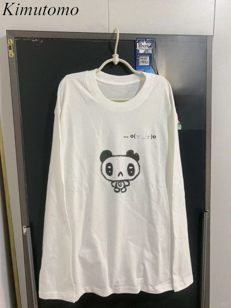 Kimutomo T Shirts Frauen Carto – Street Fashion Y2K Bewertung und Preis
